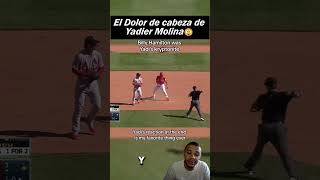 El Dolor de cabeza de Yadier Molina🚀 mlb mlbnoticias mlbdominicana mlbhighlights pelota [upl. by Chu]