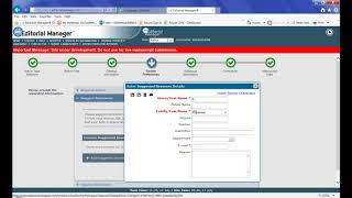 Authors Manuscript Submission Editorial Manager [upl. by Hornstein]