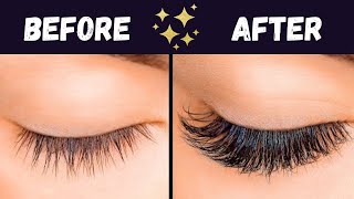 Natural Secrets 🌿 For Thick Luscious Eyelashes ✨👁️ [upl. by Releyks]