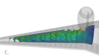 Aircraft fuel sloshing simulation [upl. by Aneej672]