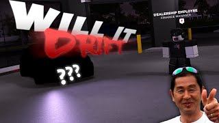 😮POSSIBLY THE BEST DRIFT CAR IN SWFL  Will It Drift EP2  SWFL ROBLOX [upl. by Ebanreb648]