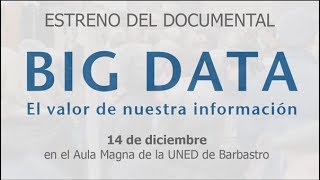 Documental quotBig Dataquot por Modesto Sierra [upl. by Zola]