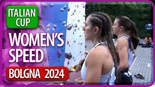 FASI Italian Cup  Speed Finals  Bologna  Womens  2024 [upl. by Marlow900]