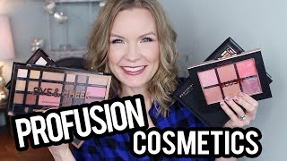 Profusion Cosmetics Palette Swatches amp Review  LipglossLeslie [upl. by Ashlee]