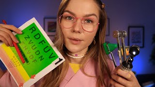 ASMR Cranial Nerve Exam Hearing Test amp Eye Exam RP Medical RP Combo Mix [upl. by Asirap]