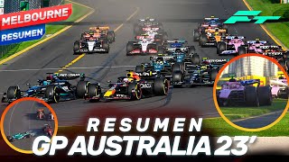 RESUMEN CARRERA GP de AUSTRALIA F1 2023 [upl. by Akeret]