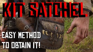 CRAFTING THE KIT SATCHEL  RED DEAD REDEMPTION 2 [upl. by Nahtanoy]