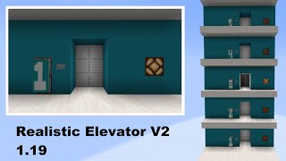 Minecraft Hyper Realistic Elevator 121 [upl. by Trebron]