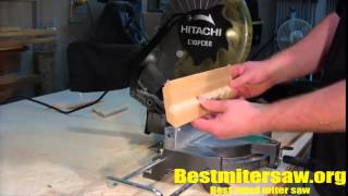 Best miter Saw  Hitachi C10FCE2 10Inch Compound Miter Saw Review [upl. by Akenal772]