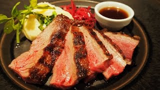 ランチは毎日行列！老舗精肉店のステーキ店『オールド・マンハッタン』に行ってきた！本物の熟成肉！うまい！東京・池袋 [upl. by Airaet]