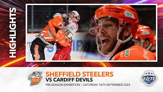 Sheffield Steelers v Cardiff Devils  16th September 2023 [upl. by Attlee]