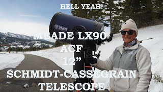 Meade LX90 ACF 12quot SchmidtCassegrain Telescope [upl. by Isnam]