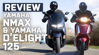 New Yamaha NMAX 125 Review and Yamaha Delight 125 Review 2021  Scooter Review  Visordowncom [upl. by Furlani204]