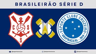 SERGIPE X CRUZEIRO DE ARAPIRACA  brasileirãoséried  RODADA 10 [upl. by Dej987]