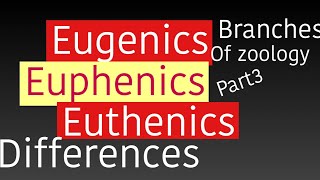 Eugenics EuphenicsEuthenics differencesjlexams zoologylectures [upl. by Soo37]