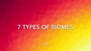 Seven types of biomes song [upl. by Jenks395]