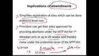 UKPSC  PharmacyPHARMACIST EXAM  MEDICAL TERMINATION OF PREGNANCY ACT 1971 PART 02 [upl. by Adnamor]