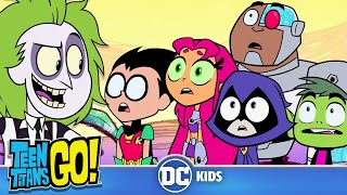 Multiverse Mayhem with Beetlejuice  Teen Titans Go  dckids [upl. by Oiretule]