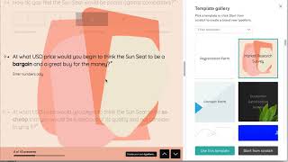 Typeform Example Market Research Survey [upl. by Dunning]