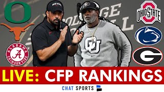 College Football Playoff Top 25 Rankings 2024 LIVE [upl. by Rosaleen]