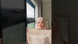 Tutorial shawl labuh depan belakang simple [upl. by Atteuqal]