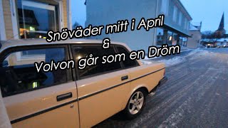 SNÖ VÄDER I APRIL  VLOGG 64 [upl. by Iseabal]