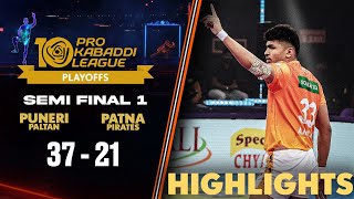 Aslam Inamdar Guides Pune to the PKL Finals  PKL 10 Semi Final 1 Highlights [upl. by Allsun932]