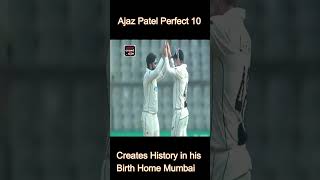 Ajaz Patel Perfect 10 Wicket Haul vs India in Mumbai ajazpatel 10wickets indvsnz [upl. by Galloway]