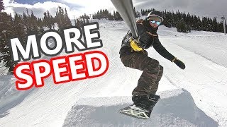 3 Tips to Snowboard With More SPEED [upl. by Yatnuahc997]