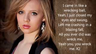 Wrecking Ball  Miley Cyrus by Madilyn Bailey Lyrics [upl. by Iggy]