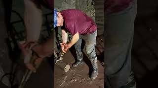 Remove the stone core after excavation of caves good tools can improve work efficiency [upl. by Garrot]