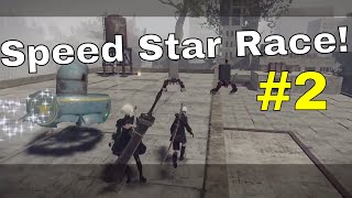 NieR Automata quotSpeed Star Racequot 2 Side Quest Guide  High Speed Machine Race [upl. by Friederike540]