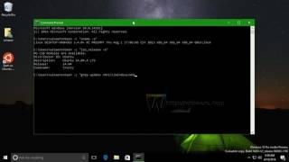 Run a Linux command from cmdexe prompt in Windows 10 [upl. by Eniaj]