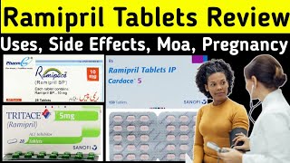 Ramipril tablets ip 25 mg 5 mg 10 mg in hindi  Cardace 10 mg  Tritace 25 mg  Uses Dose [upl. by Ahsilem]