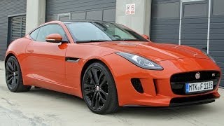 Jaguar FType R Coupé im Test  Fahrbericht  Video 2014 [upl. by Cheslie408]