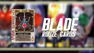 Kamen Rider Blade Rouze Cards and Finishers [upl. by Thibault828]