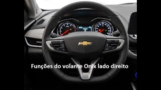 Funções do volante do Onix 2020 lado direito [upl. by Dowlen]