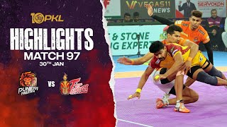 Match Highlights Puneri Paltan vs Telugu Titans  January 30  PKL Season 10 [upl. by Meldoh]