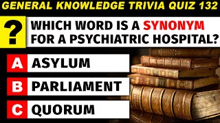 Ultimate General Knowledge Trivia Quiz Part 132  50 Top Questions And Answers [upl. by Purpura]