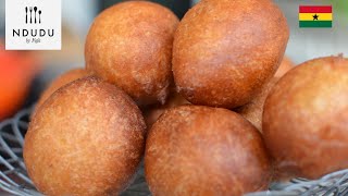 The perfect WET Ghanaian Doughnut Boflot recipe  Ndudu by Fafa [upl. by Ferrick]