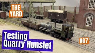 NG7 Quarry Hunslet on The Yard [upl. by Astiram848]