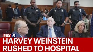 Harvey Weinstein rushed to hospital for emergency heart surgery [upl. by Haikan]