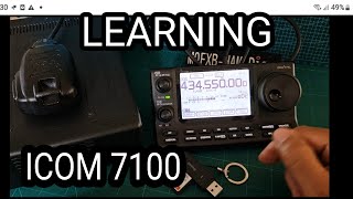 LEARNING  ICOM IC7100 [upl. by Aloel200]