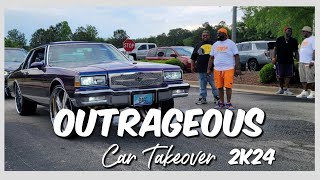 Outrageous Car Takeover 2k24  Stonecrest GA  GREAZZZYWHIPZ [upl. by Omora]