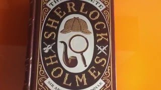 The Complete Sherlock Holmes BampN Leatherbound  New edition Unboxing [upl. by Alegnatal274]