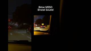 Bmw M550i BRUTAL SOUND automobile bmw bmwm [upl. by Marten486]