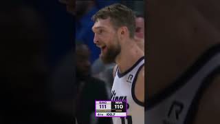 Domantas Sabonis With The GAME WINNER😳🔥Against The Miami Heat nba youtubeshorts youtube fyp [upl. by Aztilem641]