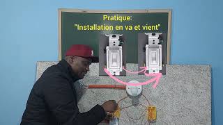 Electricité bâtiment Pratique quotInstallation en va et vientquot Full video [upl. by Haig]