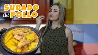 como hacer SUDADO DE POLLO [upl. by Nohtiek568]