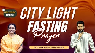 🔴 CITY LIGHT PRAYER  24102024  Dr JEYARANI ANDREW  JOSEPHUS ANDREW [upl. by Janos]